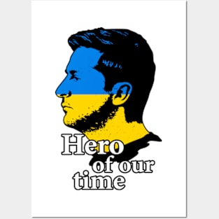 Zelensky a hero of our time Posters and Art